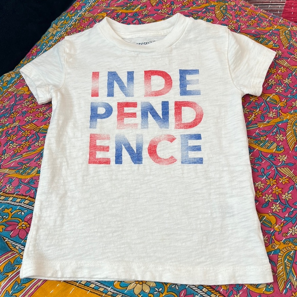 J Crew Independence, 4th if July tee